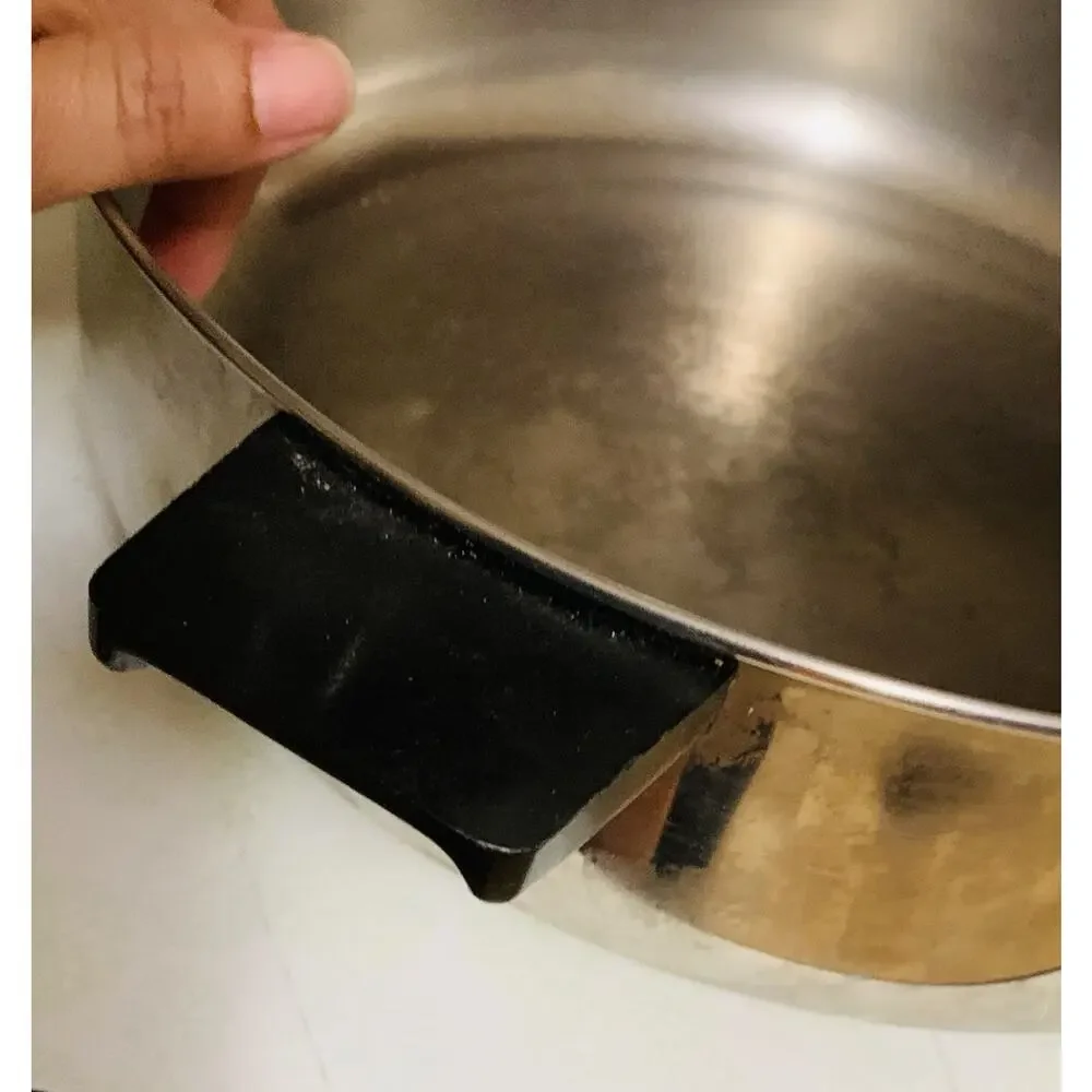 Vintage Farberware 12 Inch Skillet Pan Aluminum Clad Stainless Steel No Handle